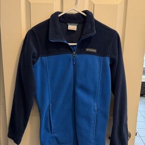 Columbia Two-Tone Blue Fleece Jacket